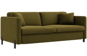 Micadoni Sametov&aacute; rozkl&aacute;dac&iacute; pohovka Gloria 182 cm