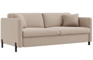 Micadoni Sametov&aacute; rozkl&aacute;dac&iacute; pohovka Gloria 182 cm