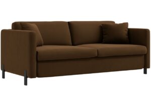 Micadoni Sametov&aacute; rozkl&aacute;dac&iacute; pohovka Gloria 202 cm