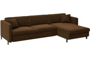 Micadoni Sametov&aacute; rozkl&aacute;dac&iacute; pohovka Gloria 260 cm