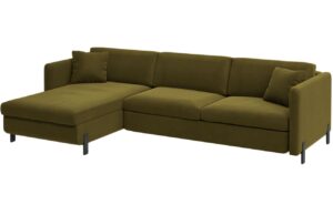 Micadoni Sametov&aacute; rozkl&aacute;dac&iacute; pohovka Gloria 280 cm