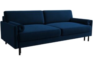 Micadoni Sametov&aacute; rozkl&aacute;dac&iacute; pohovka Scott 212 cm