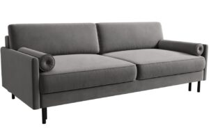 Micadoni Sametov&aacute; rozkl&aacute;dac&iacute; pohovka Scott 212 cm