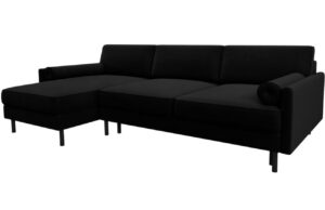 Micadoni Sametov&aacute; rozkl&aacute;dac&iacute; pohovka Scott 212 cm