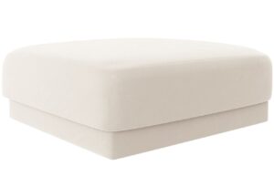 Micadoni Sametov&yacute; taburet Miley 90 x 90 cm