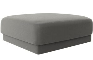 Micadoni Sametov&yacute; taburet Miley 90 x 90 cm