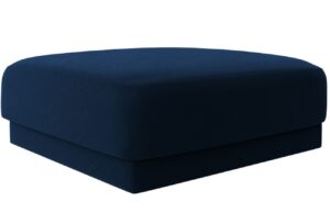 Micadoni Sametov&yacute; taburet Miley 90 x 90 cm