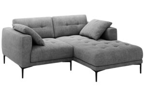 Micadoni &Scaron;ed&aacute; čalouněn&aacute; rohov&aacute; pohovka Bemy 205 cm