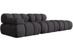 Micadoni &Scaron;ed&aacute; čtyřm&iacute;stn&aacute; pohovka Bellis 282 cm