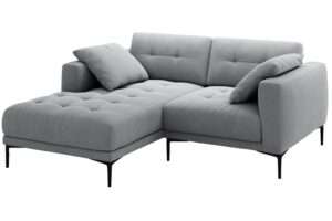 Micadoni &Scaron;ed&aacute; sametov&aacute; rohov&aacute; pohovka Bemy 205 cm