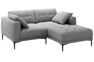 Micadoni &Scaron;ed&aacute; sametov&aacute; rohov&aacute; pohovka Bemy 205 cm