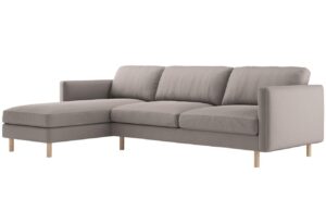 Micadoni &Scaron;edob&eacute;žov&aacute; sametov&aacute; rohov&aacute; pohovka Eden 286 cm