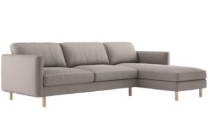 Micadoni &Scaron;edob&eacute;žov&aacute; sametov&aacute; rohov&aacute; pohovka Eden 286 cm