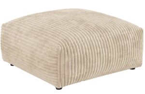 Micadoni Světle b&eacute;žov&aacute; man&scaron;estrov&aacute; podnožka Martina 106 x 106 cm