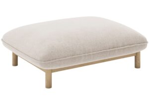 Micadoni Světle b&eacute;žov&aacute; podnožka Ada 95 x 65 cm