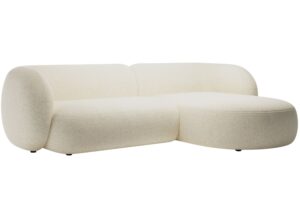 Micadoni Světle b&eacute;žov&aacute; rohov&aacute; pohovka Kate 285 cm