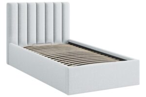 Micadoni Světle &scaron;ed&aacute; postel Allison 90 x 200 cm s &uacute;ložn&yacute;m prostorem