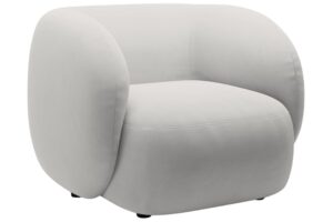 Micadoni Světle &scaron;ed&eacute; sametov&eacute; křeslo Kate