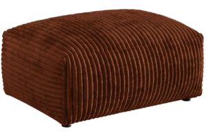 Micadoni Terakotově červen&aacute; man&scaron;estrov&aacute; podnožka Martina 95 x 65 cm