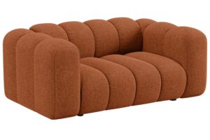 Micadoni Terakotově oranžov&aacute; dvoum&iacute;stn&aacute; pohovka Lupine 170 cm