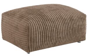 Micadoni Tmavě b&eacute;žov&aacute; man&scaron;estrov&aacute; podnožka Martina 95 x 65 cm