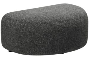 Micadoni Tmavě &scaron;ed&aacute; podnožka Kate 99 x 60 cm