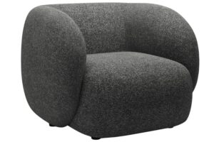 Micadoni Tmavě &scaron;ed&eacute; křeslo Kate