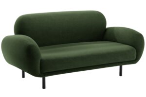 Micadoni Zelen&aacute; boucl&eacute; dvoum&iacute;stn&aacute; pohovka Poppy 148 cm