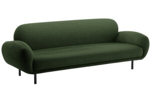 Micadoni Zelen&aacute; boucl&eacute; trojm&iacute;stn&aacute; pohovka Poppy 208 cm