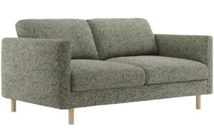 Micadoni Zelen&aacute; dvoum&iacute;stn&aacute; pohovka Eden 146 cm