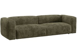 Micadoni Zelen&aacute; man&scaron;estrov&aacute; čtyřm&iacute;stn&aacute; pohovka Martina 320 cm