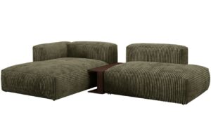 Micadoni Zelen&aacute; man&scaron;estrov&aacute; rohov&aacute; pohovka Martina 285 cm