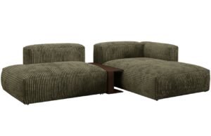 Micadoni Zelen&aacute; man&scaron;estrov&aacute; rohov&aacute; pohovka Martina 285 cm