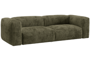 Micadoni Zelen&aacute; man&scaron;estrov&aacute; trojm&iacute;stn&aacute; pohovka Martina 240 cm