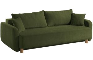 Micadoni Zelen&aacute; rozkl&aacute;dac&iacute; pohovka Elen II. 231 cm