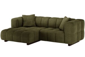 Micadoni Zelen&aacute; rozkl&aacute;dac&iacute; pohovka Puma 260 cm