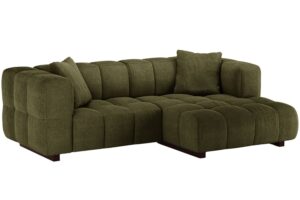 Micadoni Zelen&aacute; rozkl&aacute;dac&iacute; pohovka Puma 260 cm