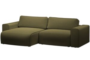 Micadoni Zelen&aacute; rozkl&aacute;dac&iacute; pohovka Victor 246 cm