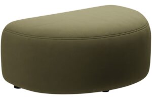 Micadoni Zelen&aacute; sametov&aacute; podnožka Kate II. 99 x 60 cm