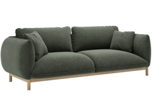 Micadoni Zelen&aacute; trojm&iacute;stn&aacute; pohovka Ada 208 cm