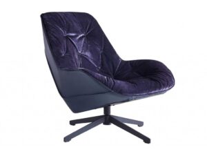 Miotto Sametov&eacute; otočn&eacute; křeslo Falcone