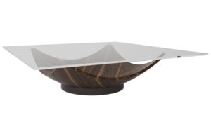 Miotto Skleněn&yacute; konferenčn&iacute; stolek Eliseo 120 X 120 cm