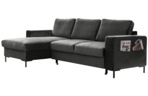 Miuform Sametov&aacute; rozkl&aacute;dac&iacute; pohovka Lofty Lilly 236 cm