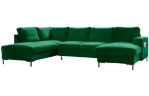 Miuform Sametov&aacute; rozkl&aacute;dac&iacute; pohovka Lofty Lilly 303 cm