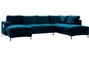 Miuform Sametov&aacute; rozkl&aacute;dac&iacute; pohovka Lofty Lilly 303 cm