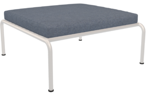 Modr&aacute; čalouněn&aacute; zahradn&iacute; podnožka HOUE Avon