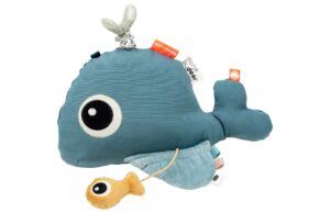 Modr&aacute; l&aacute;tkov&aacute; hračka se zrc&aacute;tkem Done by Deer Wally