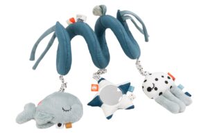 Modr&aacute; l&aacute;tkov&aacute; spir&aacute;la se zv&iacute;ř&aacute;tky Done by Deer Sea friends