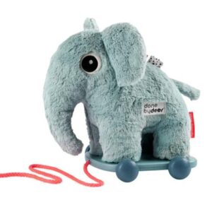 Modr&aacute; ply&scaron;ov&aacute; tahac&iacute; hračka Done by Deer Elphee