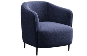 Modr&eacute; čalouněn&eacute; křeslo Ghado Galbe